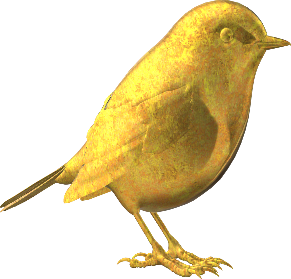 3D Gold Bird