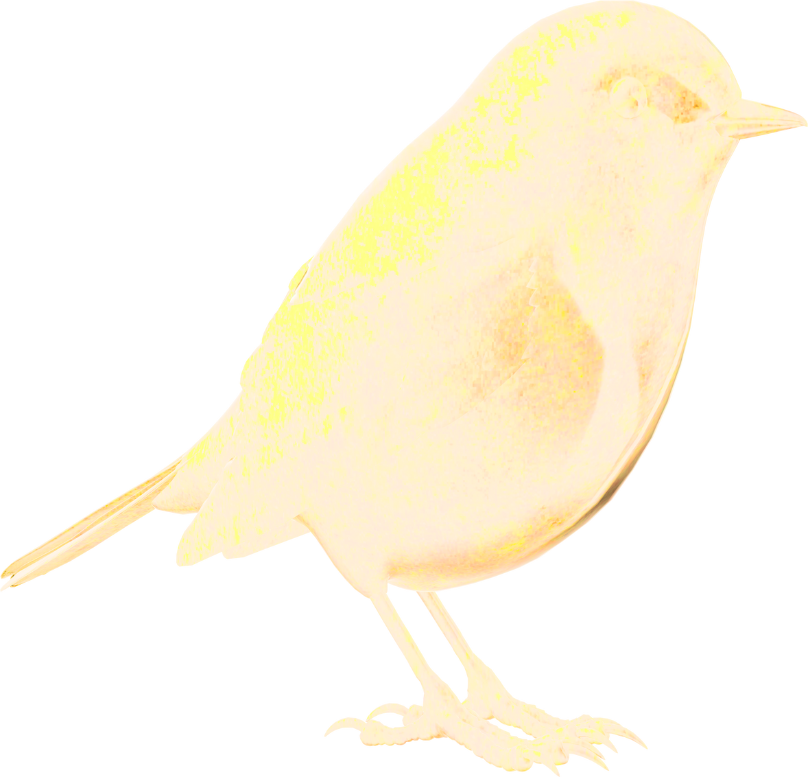 3D Gold Bird